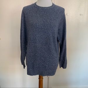 Blue Marled Crewneck Sweater sz Large